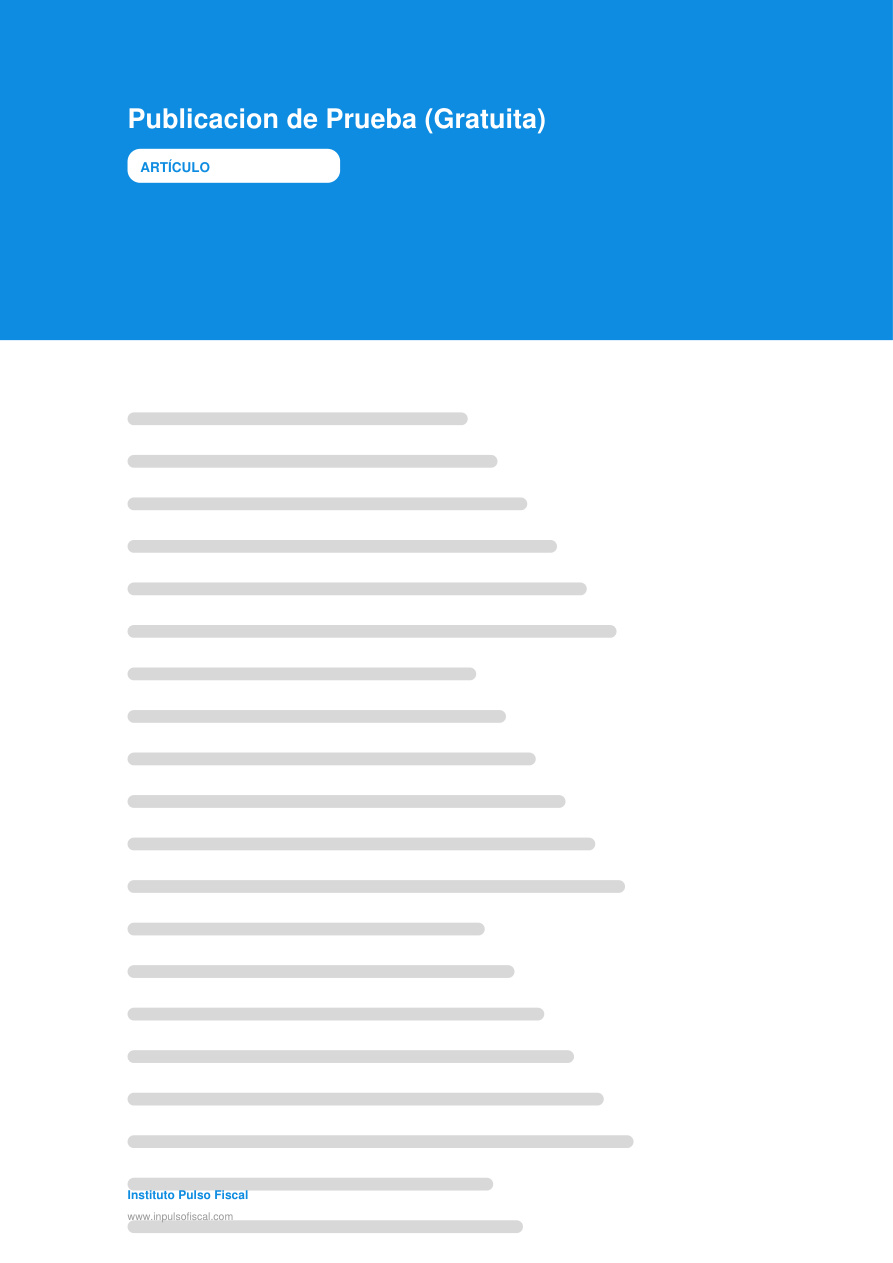 Publicacion de Prueba (Gratuita)